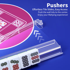 czzwak Mahjong Rack ergonomic pushers reduce hand fatigue