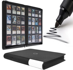 D DACCKIT Card Binder 16-pocket front cover for secure, quick-access display.