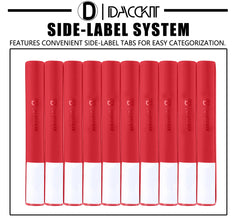 Rigid front and rear covers provide durable, long-term use