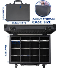 D DACCKIT lid-open interior view for quick access to top loaders.