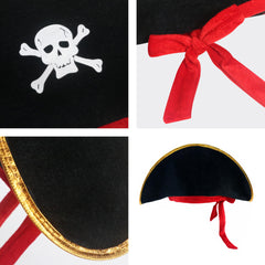 D-Fokes black eye patch for authentic pirate look.