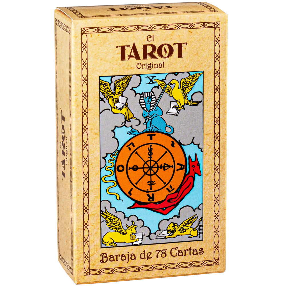 Da Brigh The Original Tarot Deck front view with linen finish for a premium feel.