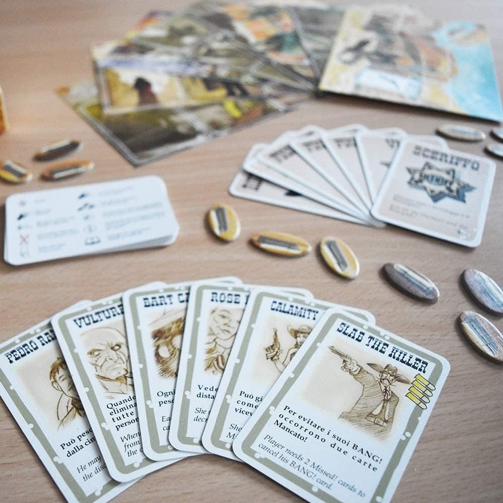 DaVinci Bang! Wild West card game supports up to seven players for social play