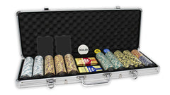 DA VINCI Monte Carlo poker chips 500-pack stacked neatly for quick dealing.