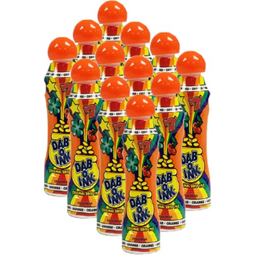 Dab-O-Ink orange bingo dauber for bold, visible marks on game sheets