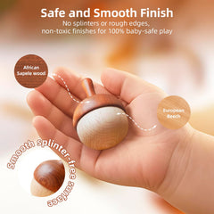 DadCarved top with silky-smooth finish and non-toxic coating