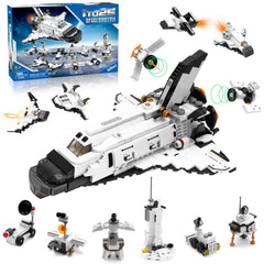 DADMCFD space shuttle building kit in action sparks imaginative play and learning.