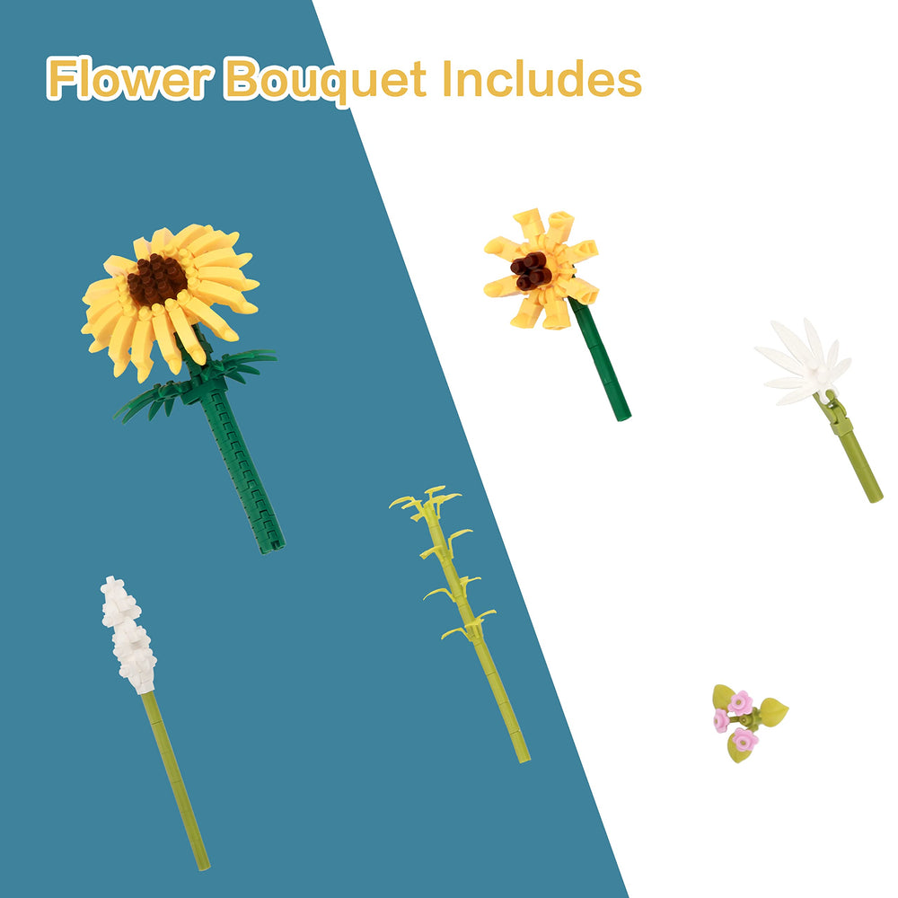 DAFDAG Sunflower sturdy base provides reliable support for display