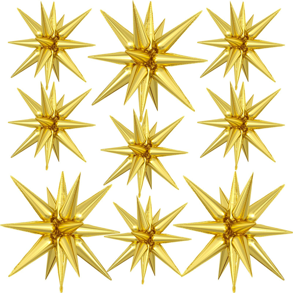 Dagelar 27-inch gold star balloon centerpiece for birthday