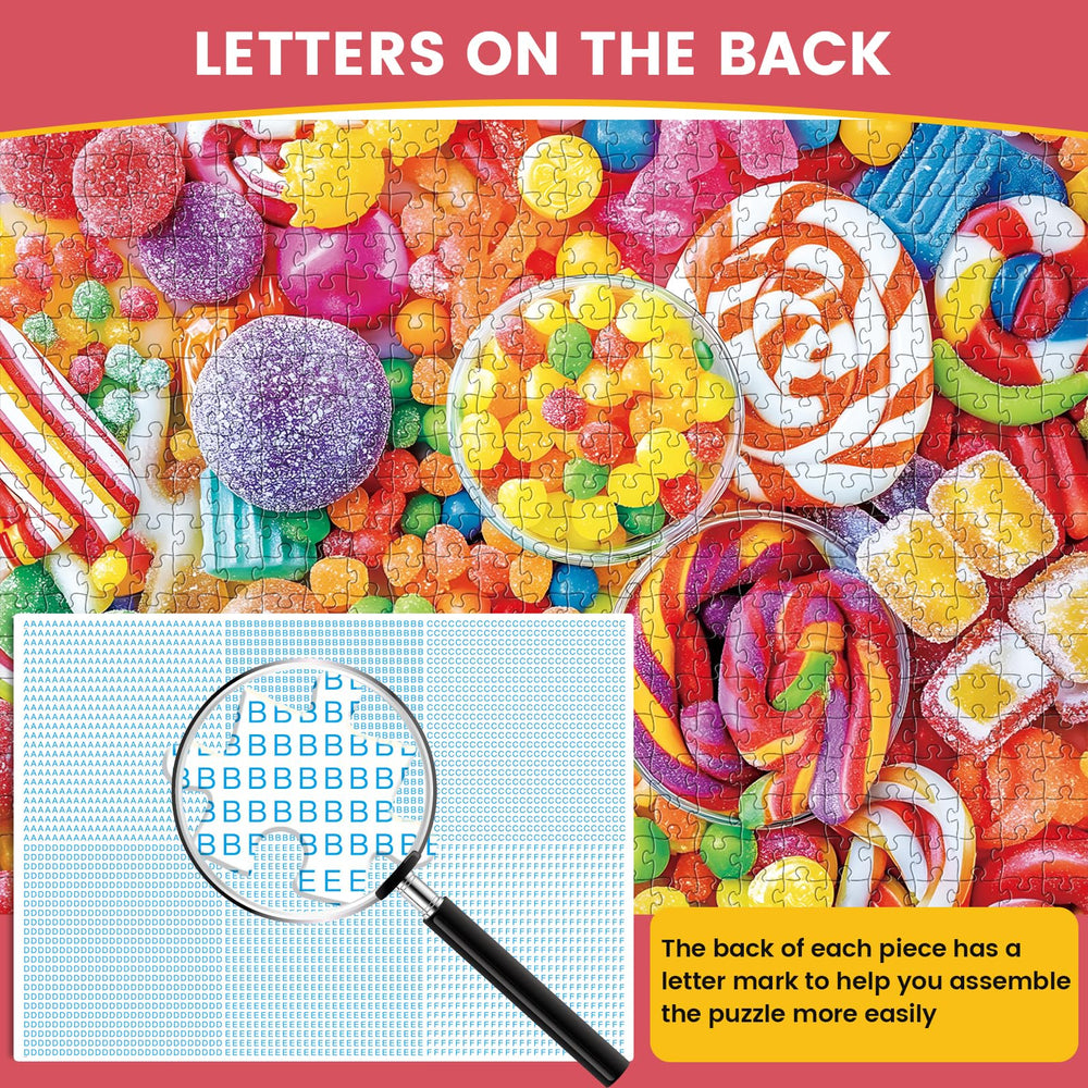 DAGIRT Candy Puzzle on table during family game night promotes shared calm