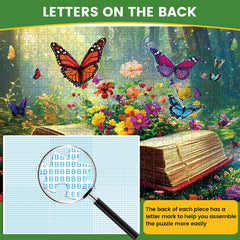 DAGIRT Flowers Book Puzzle board layout demonstrates vibrant colors to spark calm focus