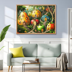 DAGIRT puzzle framed as wall decor after completion