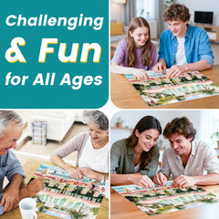 DAGIRT precision-cut pieces, seamless fit with minimal dust during puzzles.