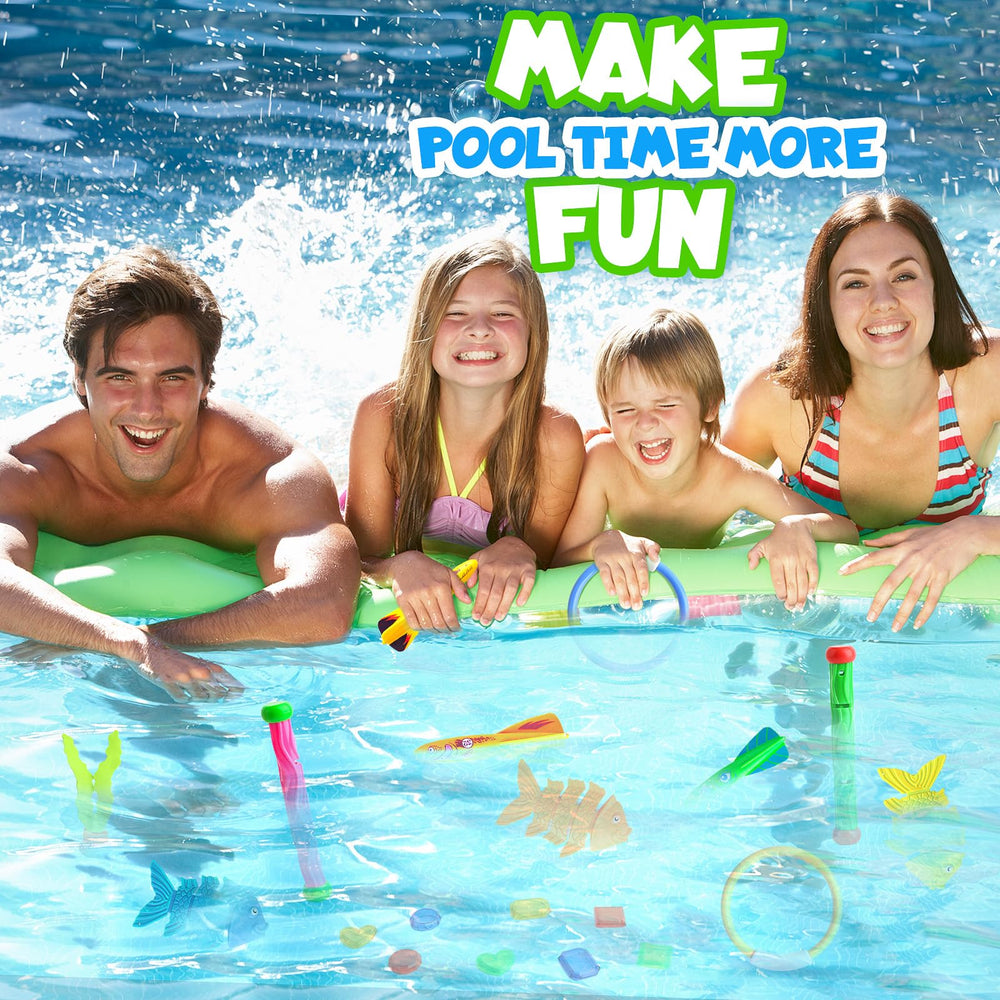 Daisiki kid-friendly pool play scene highlighting participating child in water time