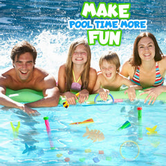 Daisiki kid-friendly pool play scene highlighting participating child in water time