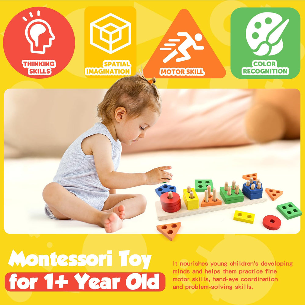Daisiki toddler education activities support early learning and shape recognition.