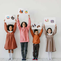 DaiUni cat face stickers are non-toxic and odorless for safe crafts