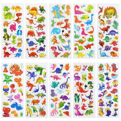 DaiUni kid friendly dinosaur stickers with vibrant colors