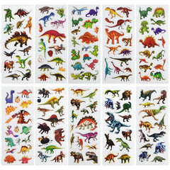 DaiUni 3D Dinosaur Puffy Stickers sheet design showcase for classroom activities.