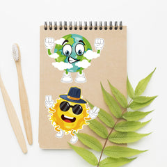 DaiUni large kid-friendly sticker sheets ideal for crafts and notebooks