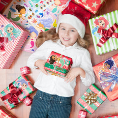 DaiUni mermaid sheet large format suitable for little hands to manage