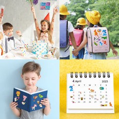 DaiUni puffy stickers for crafts and scrapbooking projects