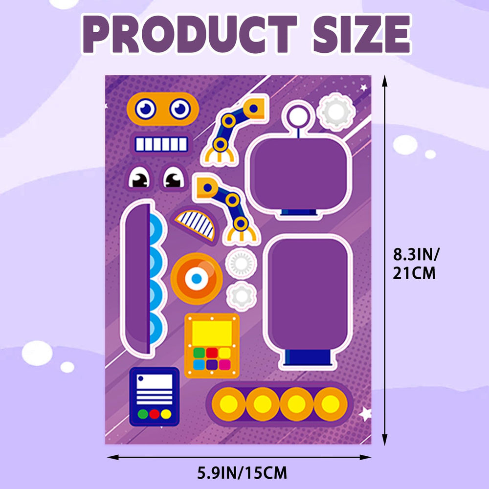 DaiUni sticker sheets in bright colors to inspire imagination