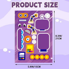 DaiUni sticker sheets in bright colors to inspire imagination