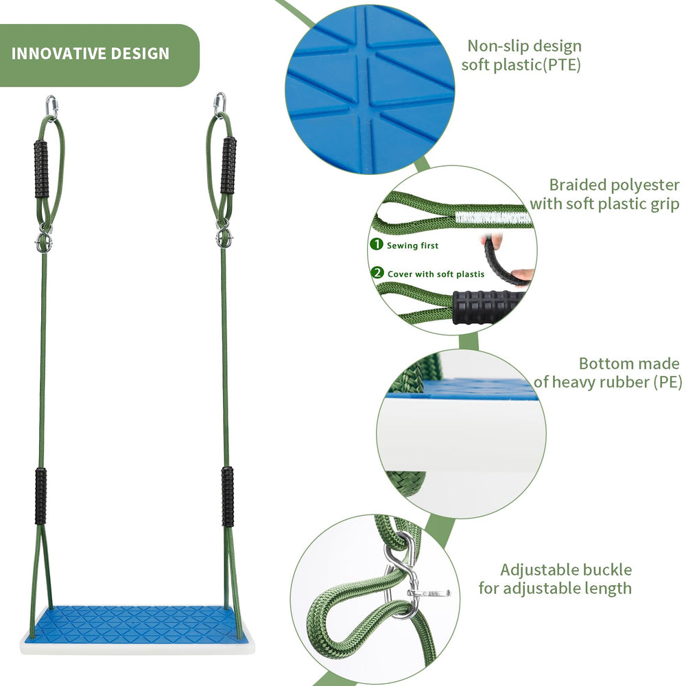 Dakzhou outdoor swing compatibility for trees porches and yards