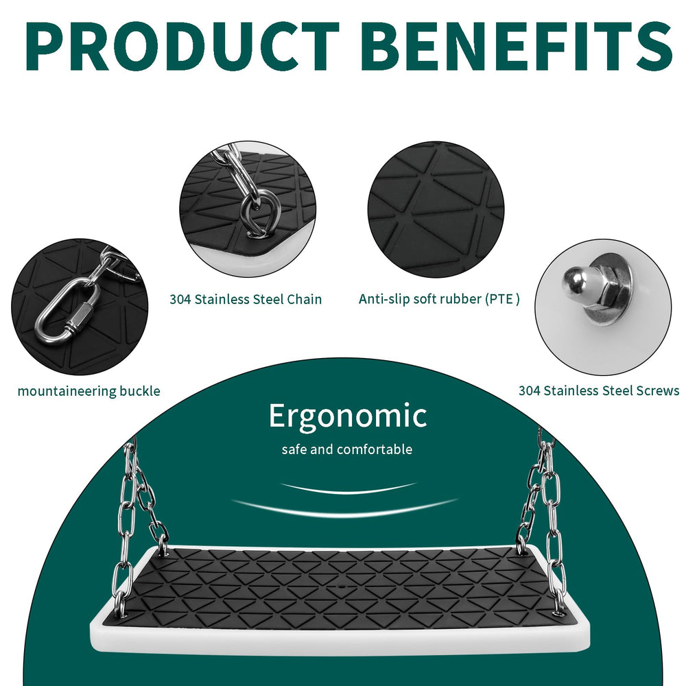 Dakzhou swing seat anti-slip pad and TPE glue detail for durability