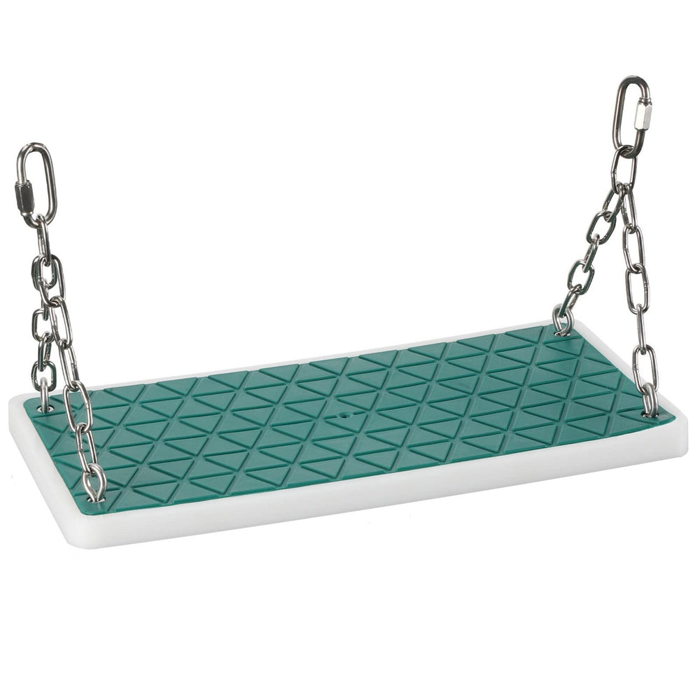Dakzhou swing seat with non-slip cushion for comfortable outdoor play.