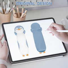 Dalmao penguin plush decor item adds whimsy.