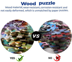 DALUOHAOQI puzzle thick pieces ensure sturdy, satisfying assembly.