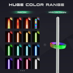 DAMIENSABER 92 cm PC blade offers high clarity and rigidity for duels.