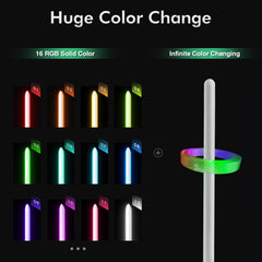 DAMIENSABER RGB3.0 motion control swing shows responsive blade on off during movement.