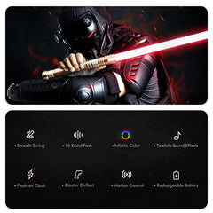 DAMIENSABER RGB3.0 battery status display on app for worry-free sessions