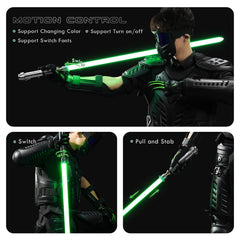 DAMIENSABER versatile use cases for cosplay events and practice.