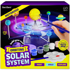 Dan & Darci 360° orbit solar system model with motorized planets.