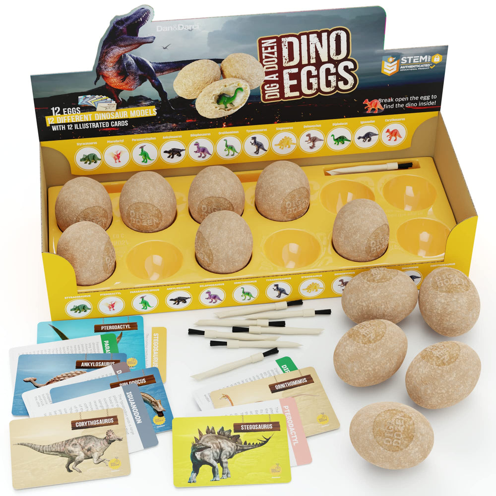 Dan&Darci Dino kit supports solo or group STEM play