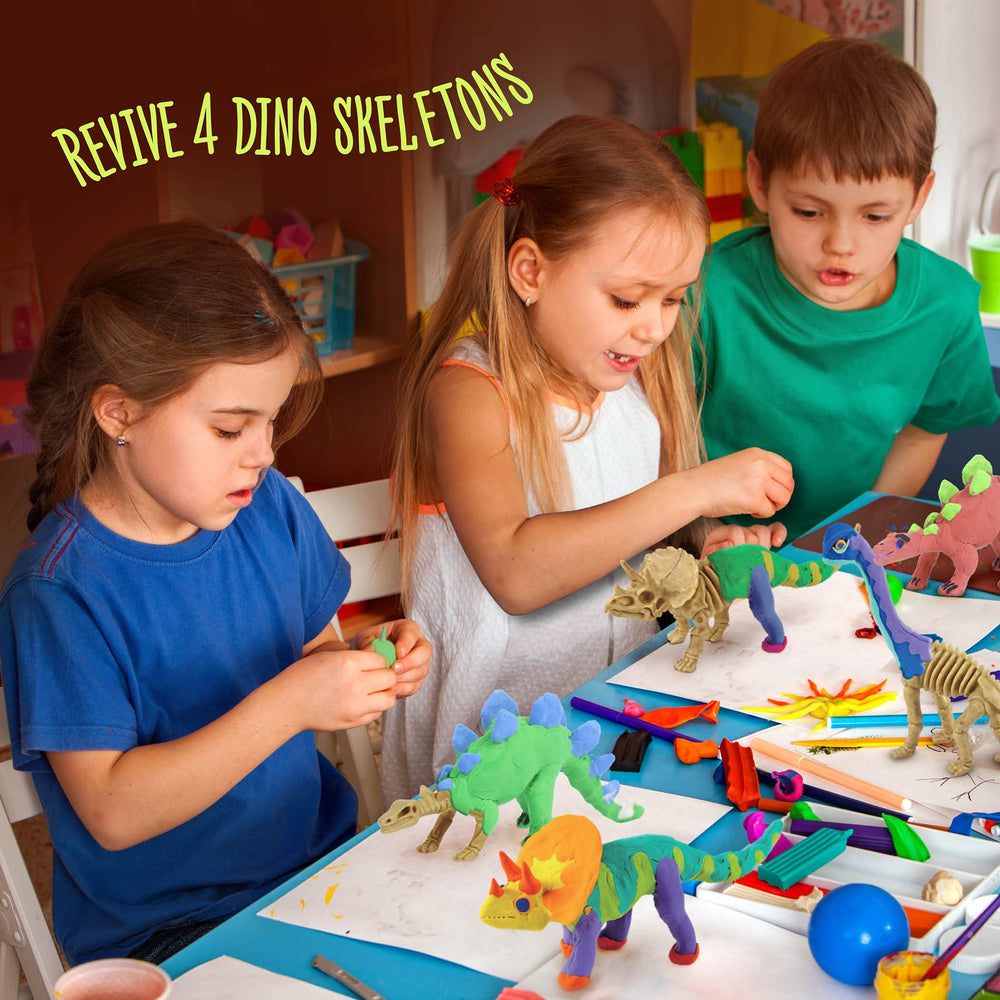 Dan&Darci Dino Models kit learning cards spark dinosaur curiosity.