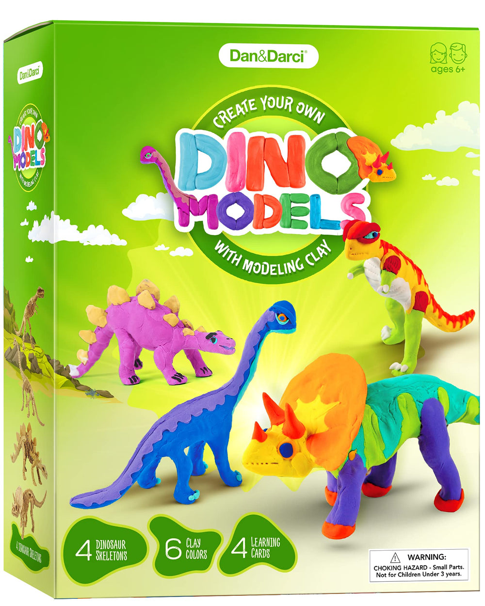 Dan&Darci Dino Models kit T-rex pose ready for display.
