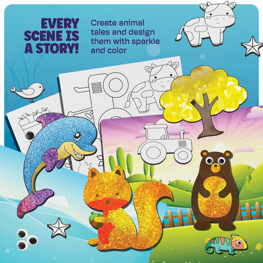 Dan&Darci foil art kit instruction guide for easy crafting.