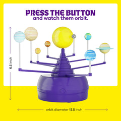 Dan & Darci compact display fits on desk or shelf.