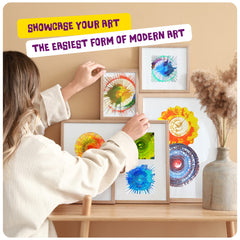 Dan&Darci metallic-paints shimmer, creating eye-catching effects on each artboard.