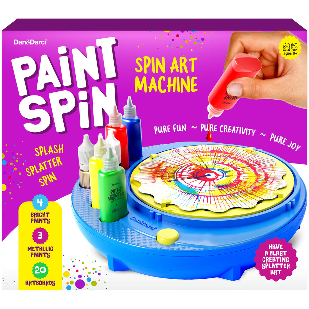 Dan&Darci Paint Spin Art Machine invites kids to explore colorful, spontaneous creativity.