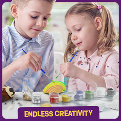 Dan & Darci Sea Shell Painting Kit instruction manual for easy project ideas