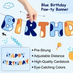 Danadia glossy thick cardstock banner detail highlights durability.