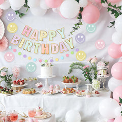 Danadia reusable pastel banner offers durable use for future events