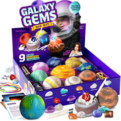 Dan&Darci Galaxy Gem Dig Kit planet collection, nine colorful worlds to explore