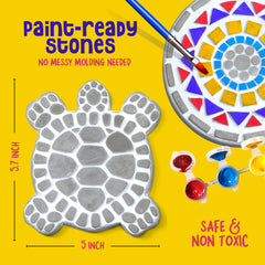Dan&Darci medallion stone offers a durable, ready-to-paint project.